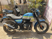 Skyline Blue Royal Enfield Scram 411