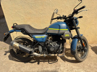 Skyline Blue Royal Enfield Scram 411
