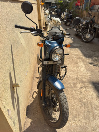 Skyline Blue Royal Enfield Scram 411
