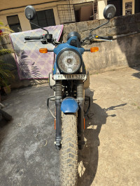 Skyline Blue Royal Enfield Scram 411