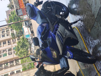 Blue Yamaha YZF R15 V2