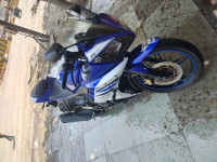Blue Yamaha YZF R15 V2