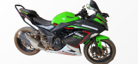 Lime Green Kawasaki Ninja 300 BS6 2022