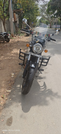 Supernova Silver Royal Enfield Meteor 350 Supernova