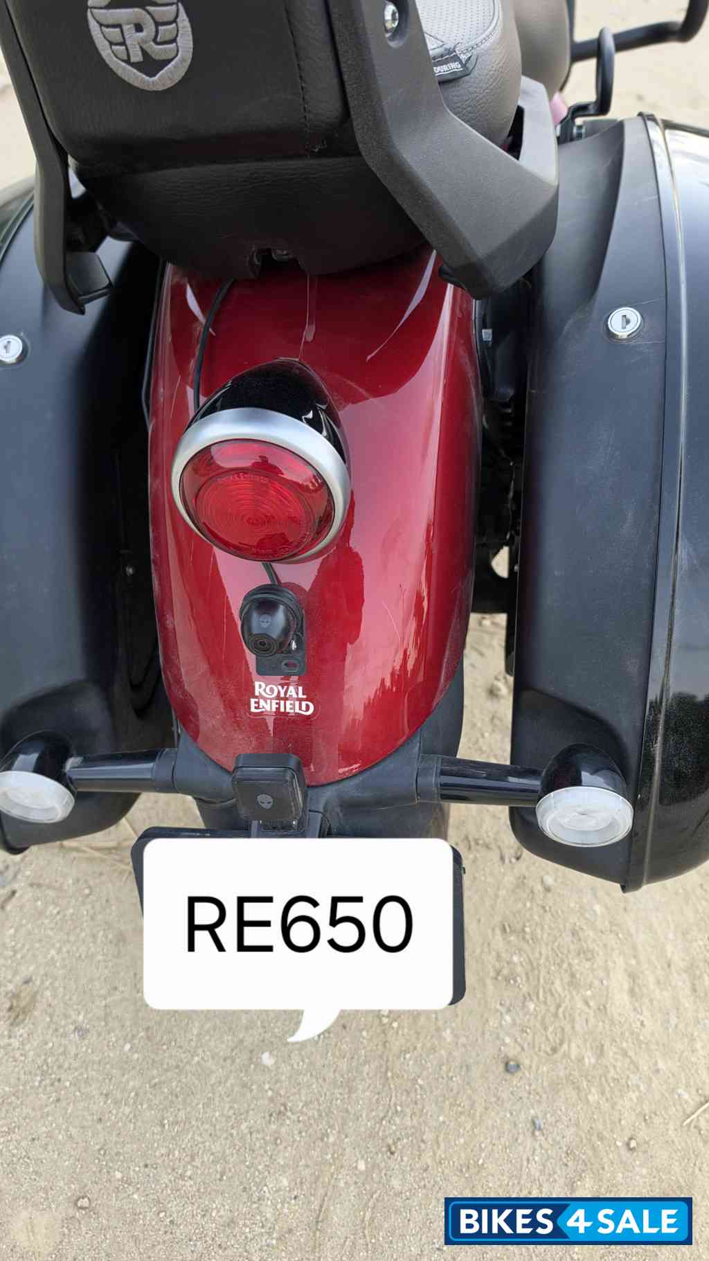 Celestial Red Royal Enfield Super Meteor 650