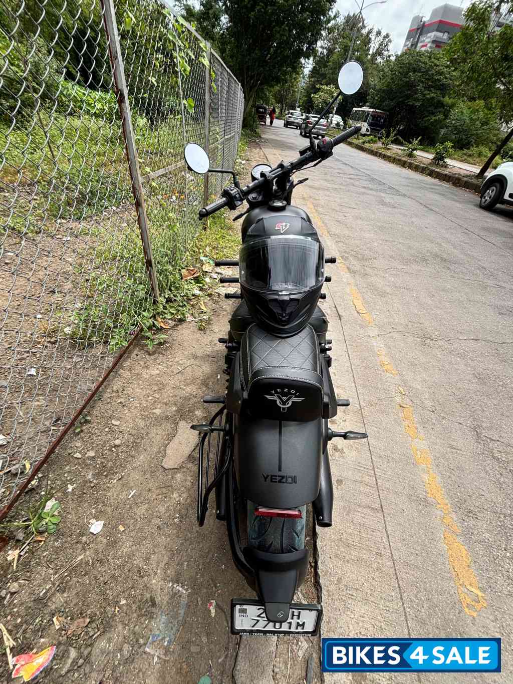 Shadow Black Yezdi Roadster 2025