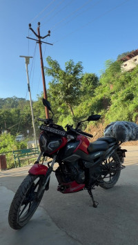 Red TVS Raider 125