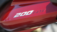 Red Bajaj Pulsar NS200