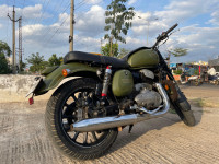 Military Green Jawa 42 Dual Channel ABS Cosmic Carbon