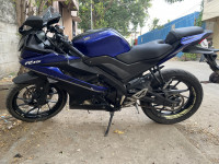 Blue Yamaha YZF R15 V3