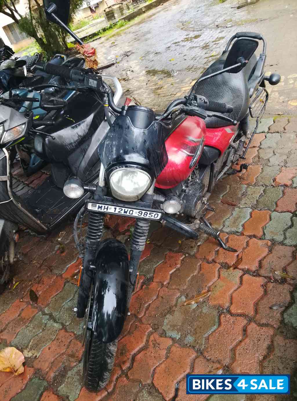 Red Bajaj Avenger Street 160