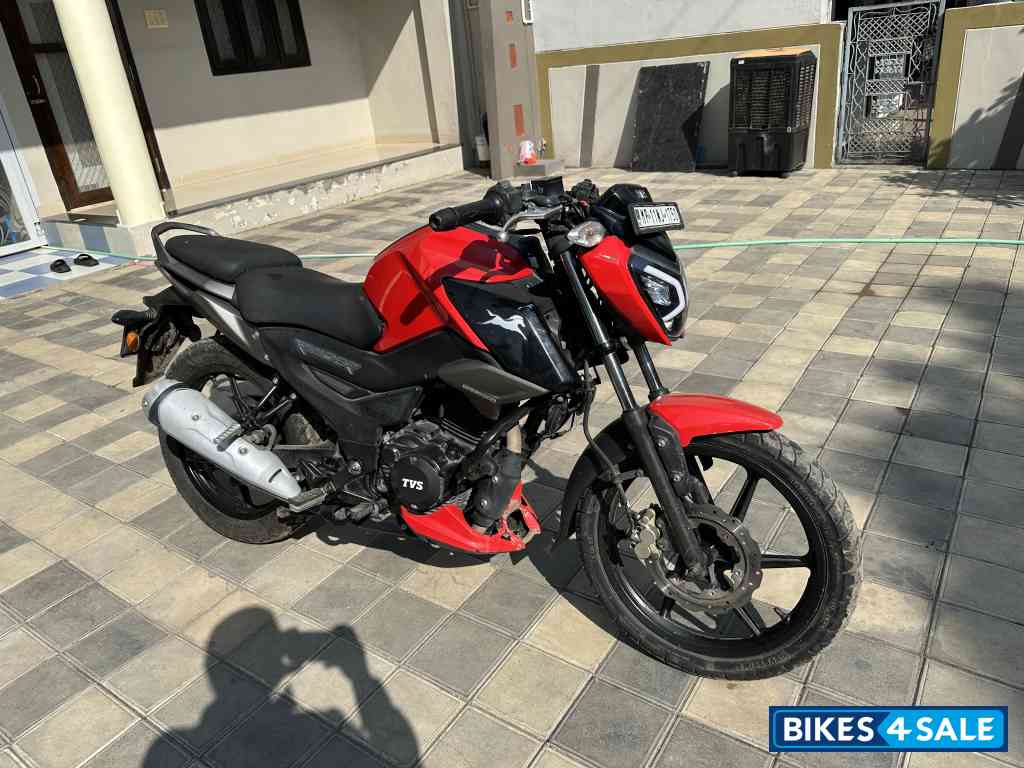 Red TVS Raider 125 Red TVS Raider 125