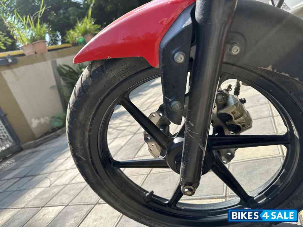 Red TVS Raider 125 Red TVS Raider 125