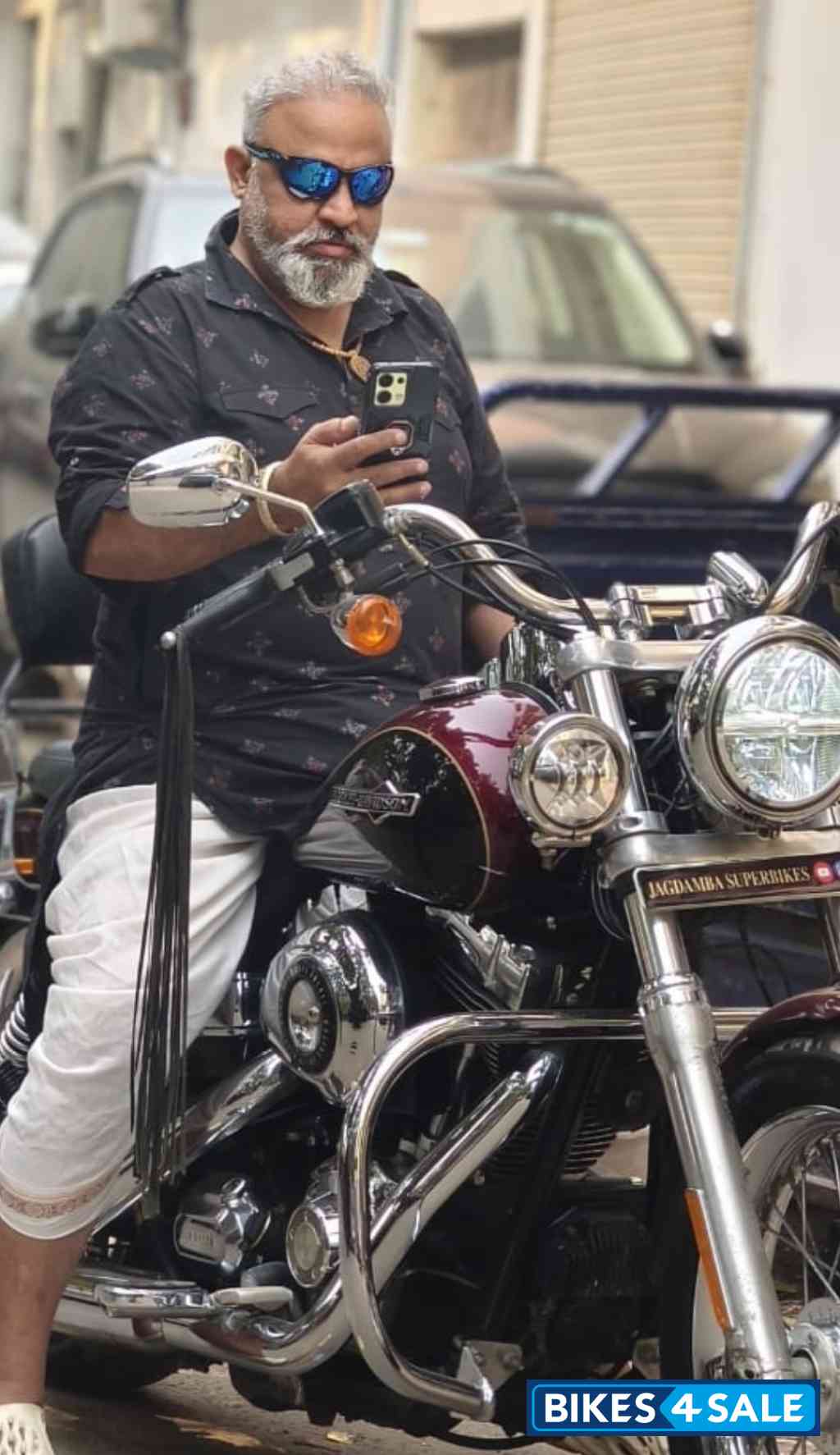 M Red S Harley Davidson Dyna FXDC Super Glide Custom