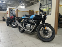 Blue/black Royal Enfield Continental GT 650