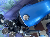 Blue/black Royal Enfield Continental GT 650