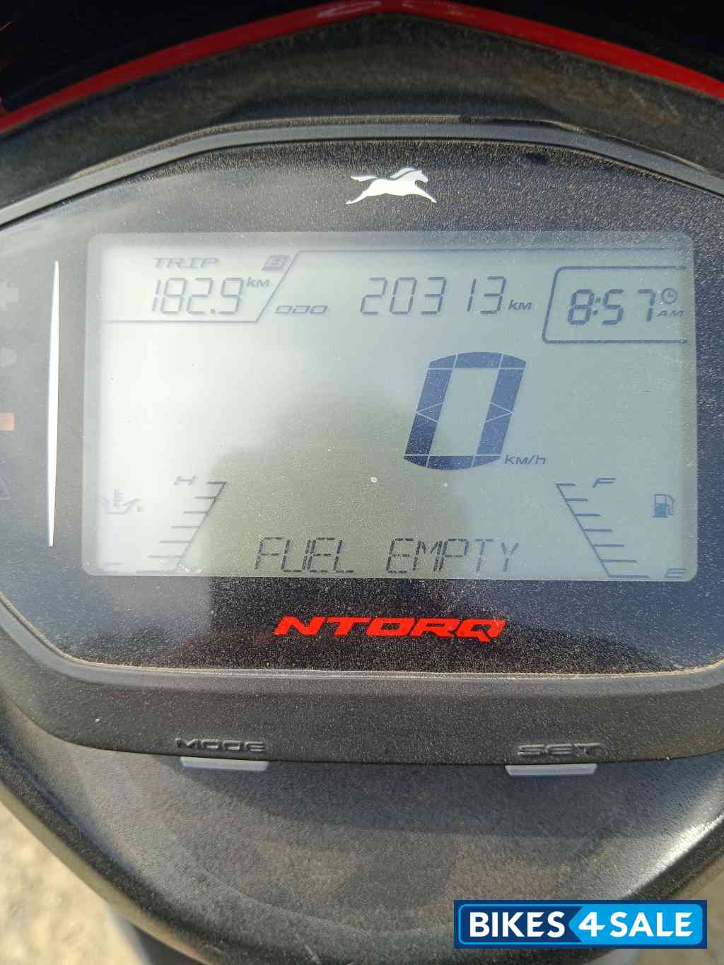 Red Black TVS NTORQ 125 Race Edition BS6