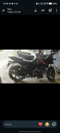 Black Bajaj Pulsar 125 Split Seat