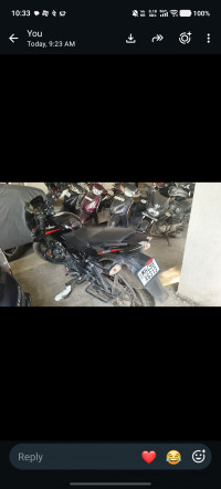 Black Bajaj Pulsar 125 Split Seat