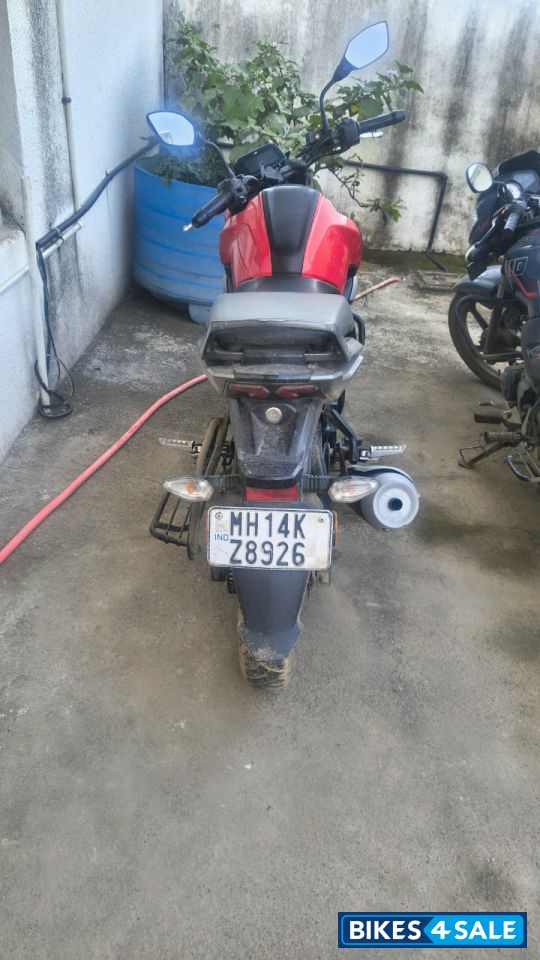 Red TVS Raider 125