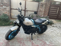 Brava Blue Royal Enfield Guerrilla 450 Flash