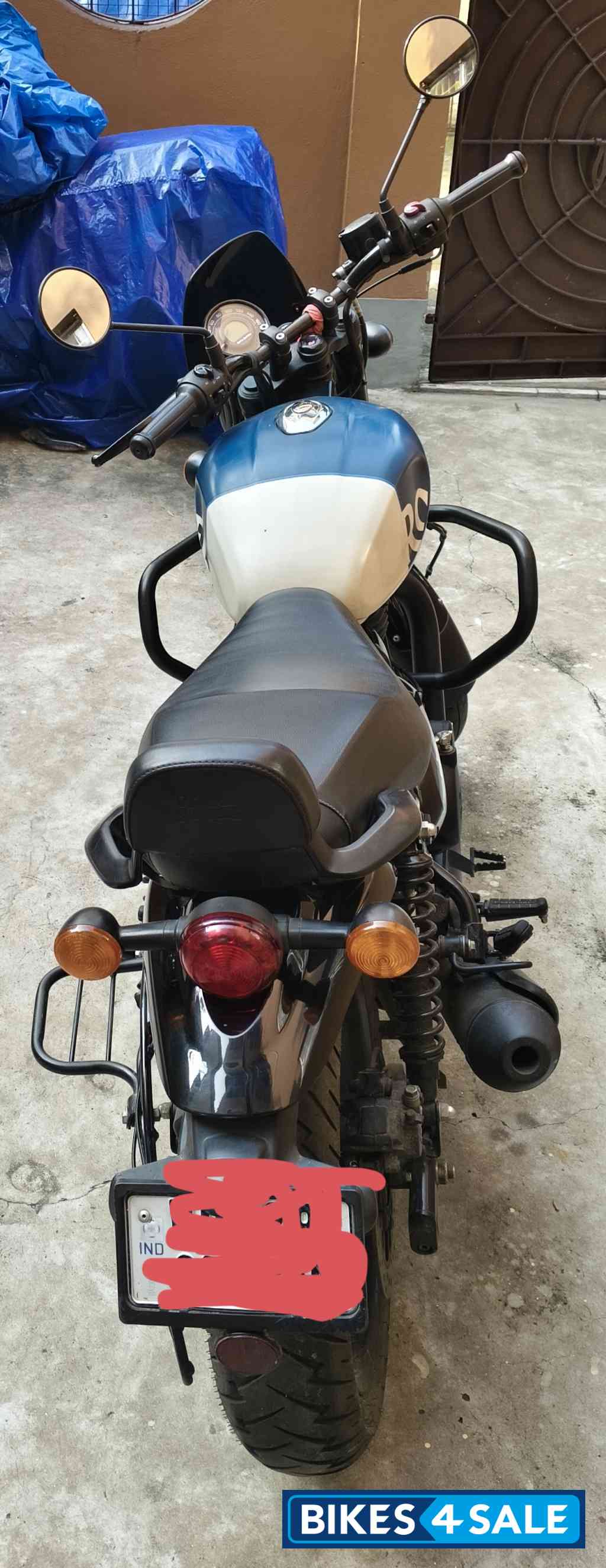 Rabel Blue Royal Enfield Hunter 350 Metro