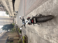 White And Red Triumph Street Triple 675