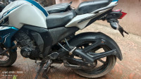 White Blue Yamaha FZ-S FI V2