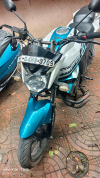 White Blue Yamaha FZ-S FI V2