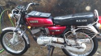 Wine Red Yamaha RX 100