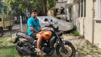 Matte Dull Orange Yamaha FZ-X