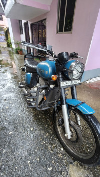 Starlight Blue Jawa forty two BS6