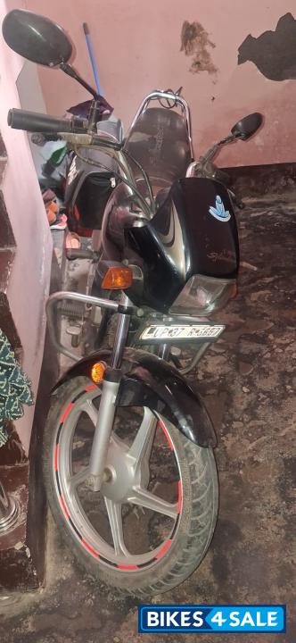 Gray Black Hero Splendor Plus BS6