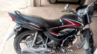 Black Honda Shine 125