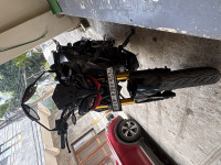 Black Yamaha MT-15 BS6