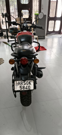 Red And Black Royal Enfield Hunter 350 Retro