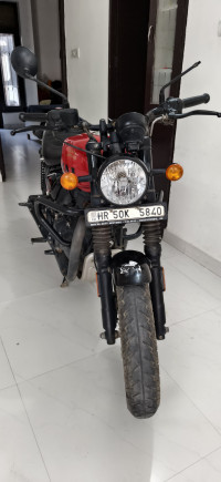 Red And Black Royal Enfield Hunter 350 Retro