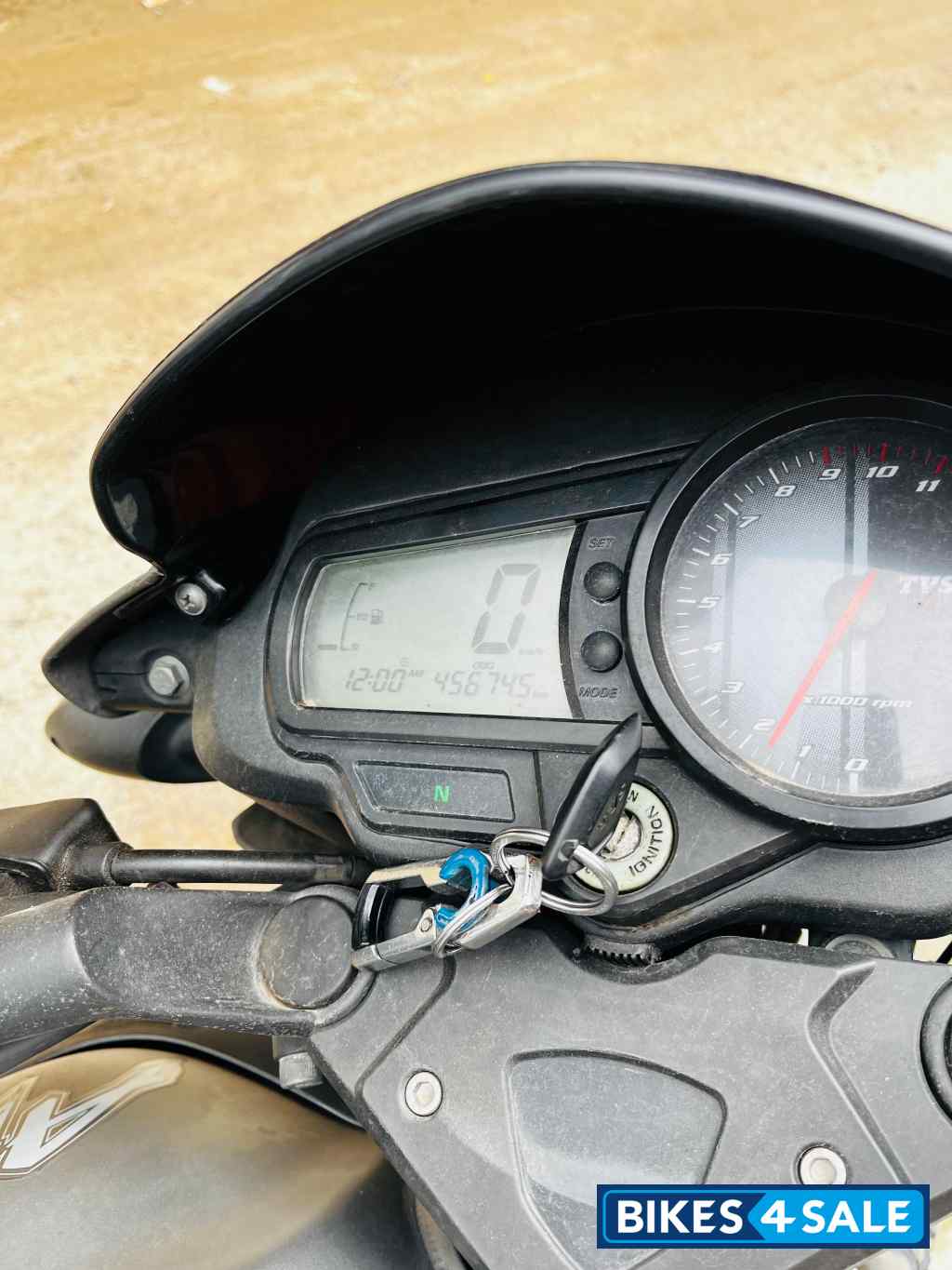 Grey TVS Apache RTR 160