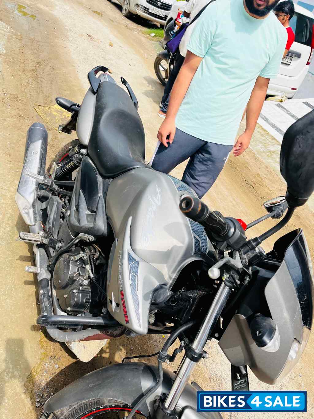 Grey TVS Apache RTR 160 Grey TVS Apache RTR 160