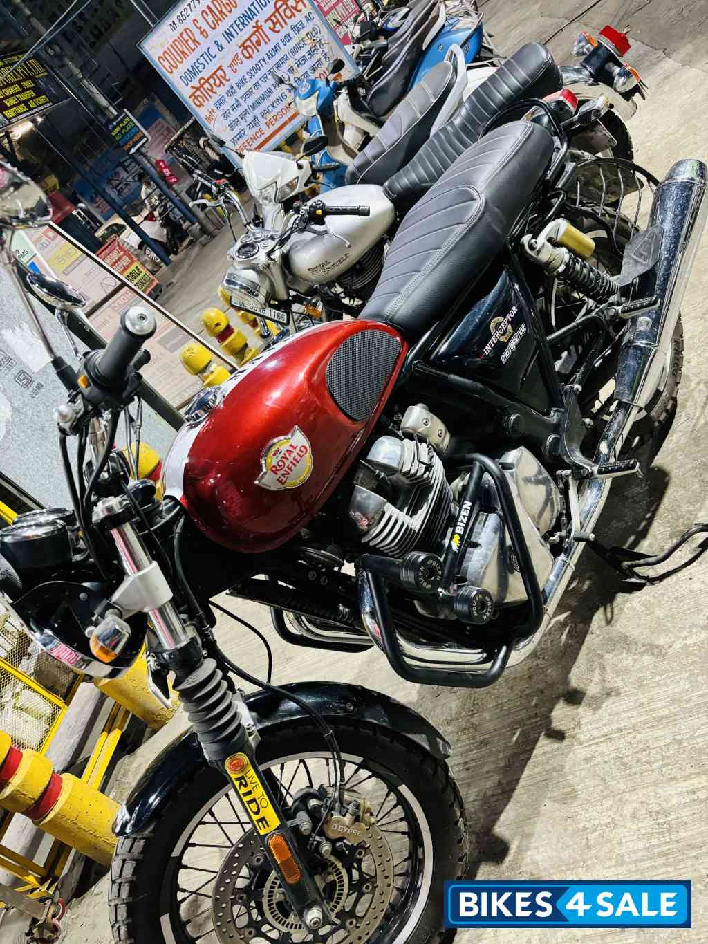 Red Royal Enfield Interceptor 650 Twin