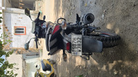 Matt Sparkle Black Red Bajaj Pulsar 150 Twin Disc BS6