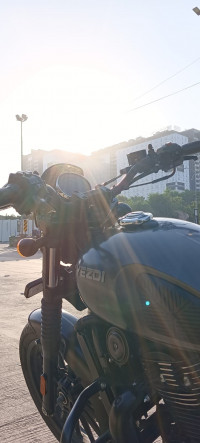 Dark Smoke Grey Yezdi Roadster Dark