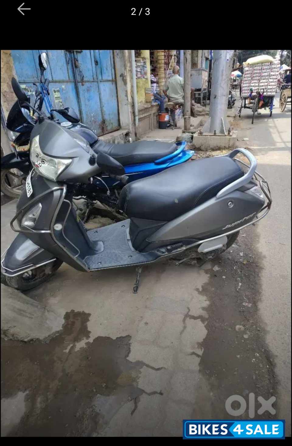 Grey TVS Jupiter