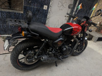 Rebel Red And Black Royal Enfield Hunter 350 Metro
