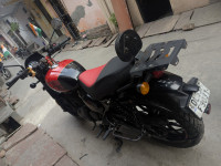 Rebel Red And Black Royal Enfield Hunter 350 Metro