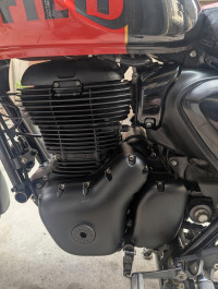 Rebel Red And Black Royal Enfield Hunter 350 Metro