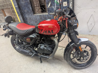Rebel Red And Black Royal Enfield Hunter 350 Metro