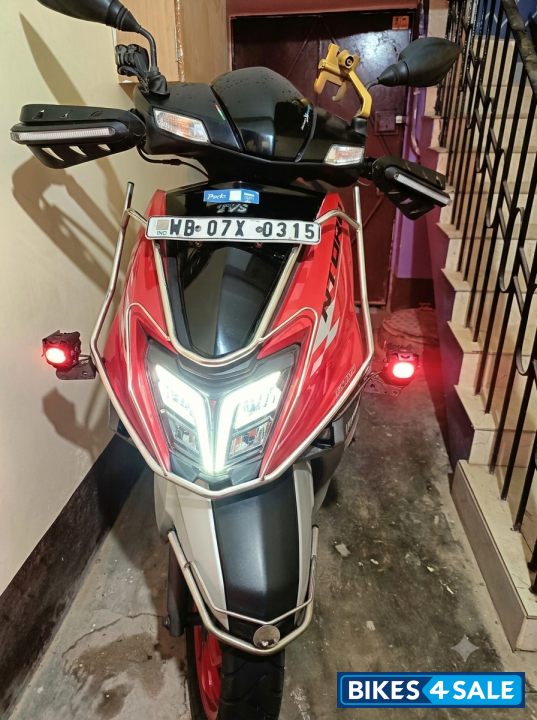Red-black TVS NTORQ 125 Race XP