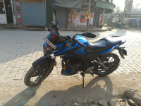 Glossy Caribean Blue Bajaj Pulsar P150 Twin Disc Split Seat