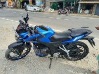 Glossy Caribean Blue Bajaj Pulsar P150 Twin Disc Split Seat